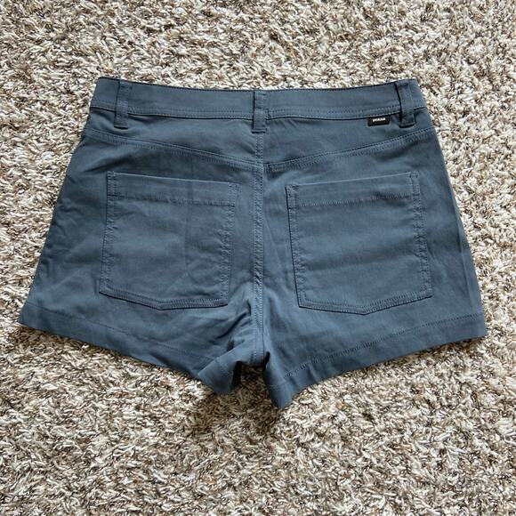 Prana Stretch Zion Halle 3" Short Women's 2 Thundercloud Standard Fit Mid Rise - Picture 5 of 12